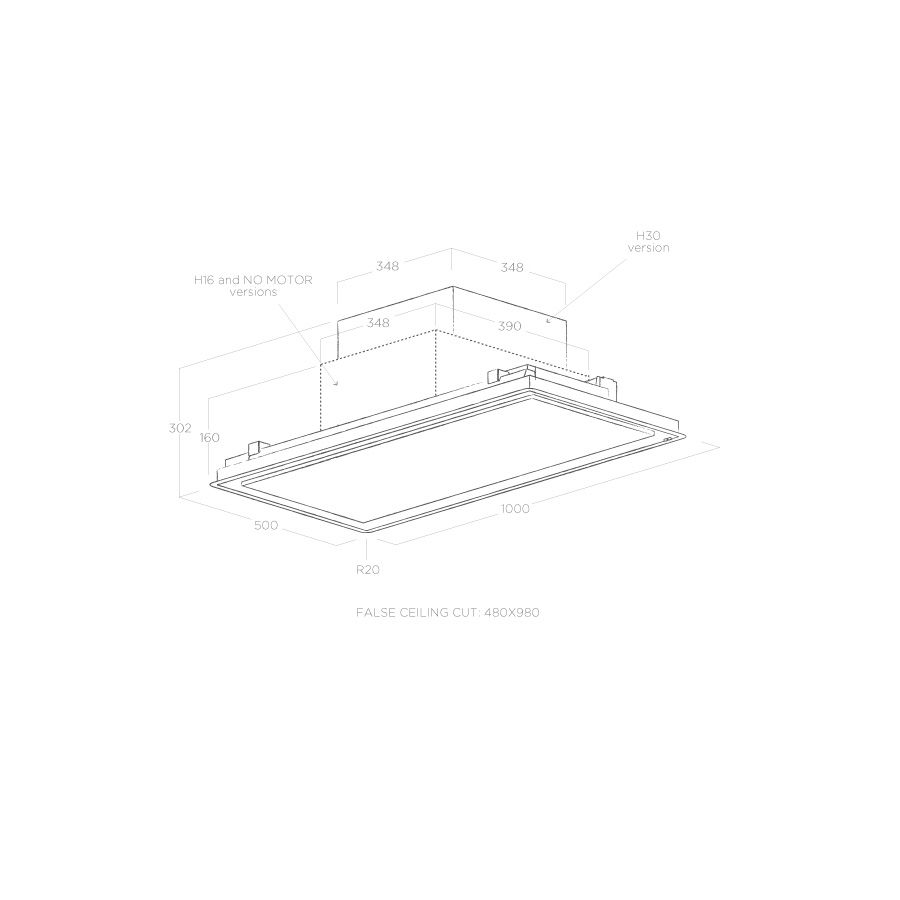 картинка Кухонная вытяжка Elica ILLUSION H30 WH/A/100 