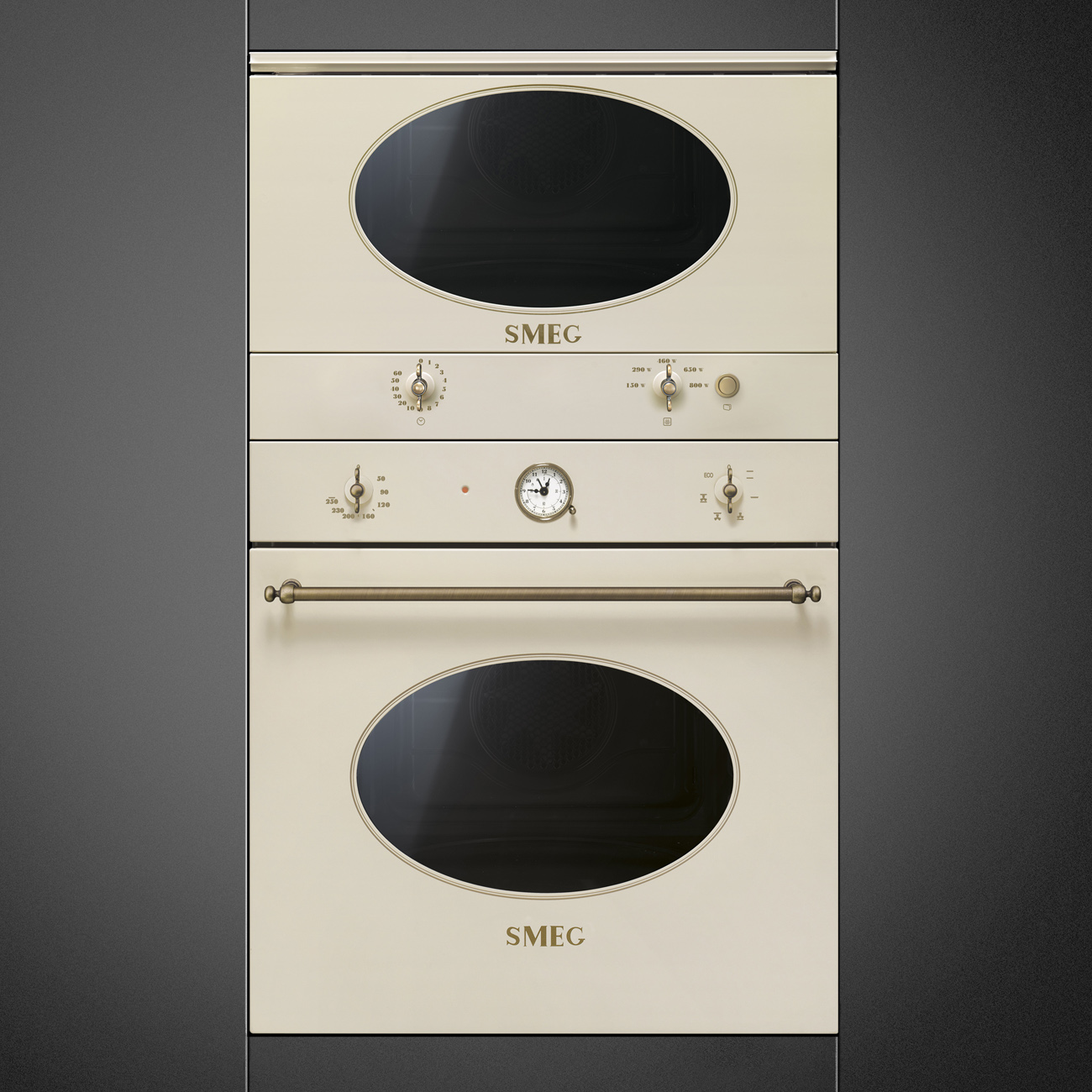 картинка Электрический духовой шкаф Smeg SF800PO кремовый 