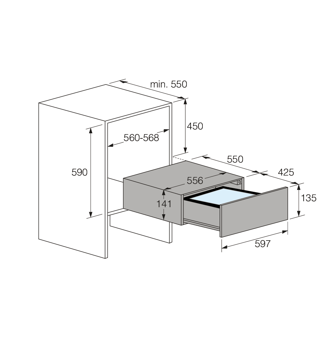 картинка Подогреватель посуды Asko ODW61BS1 