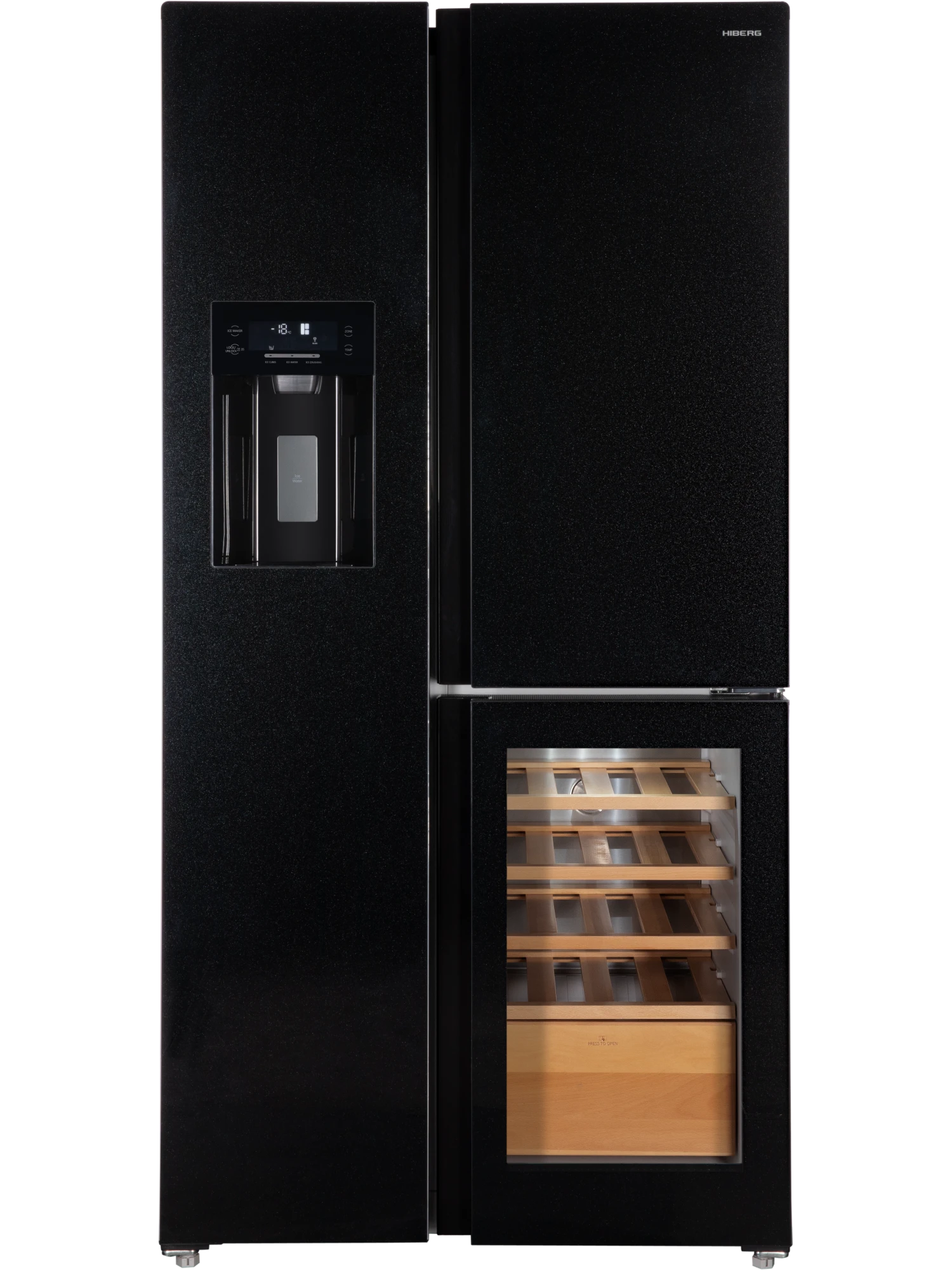 картинка Отдельностоящий холодильник Hiberg I-RFS 750G B 