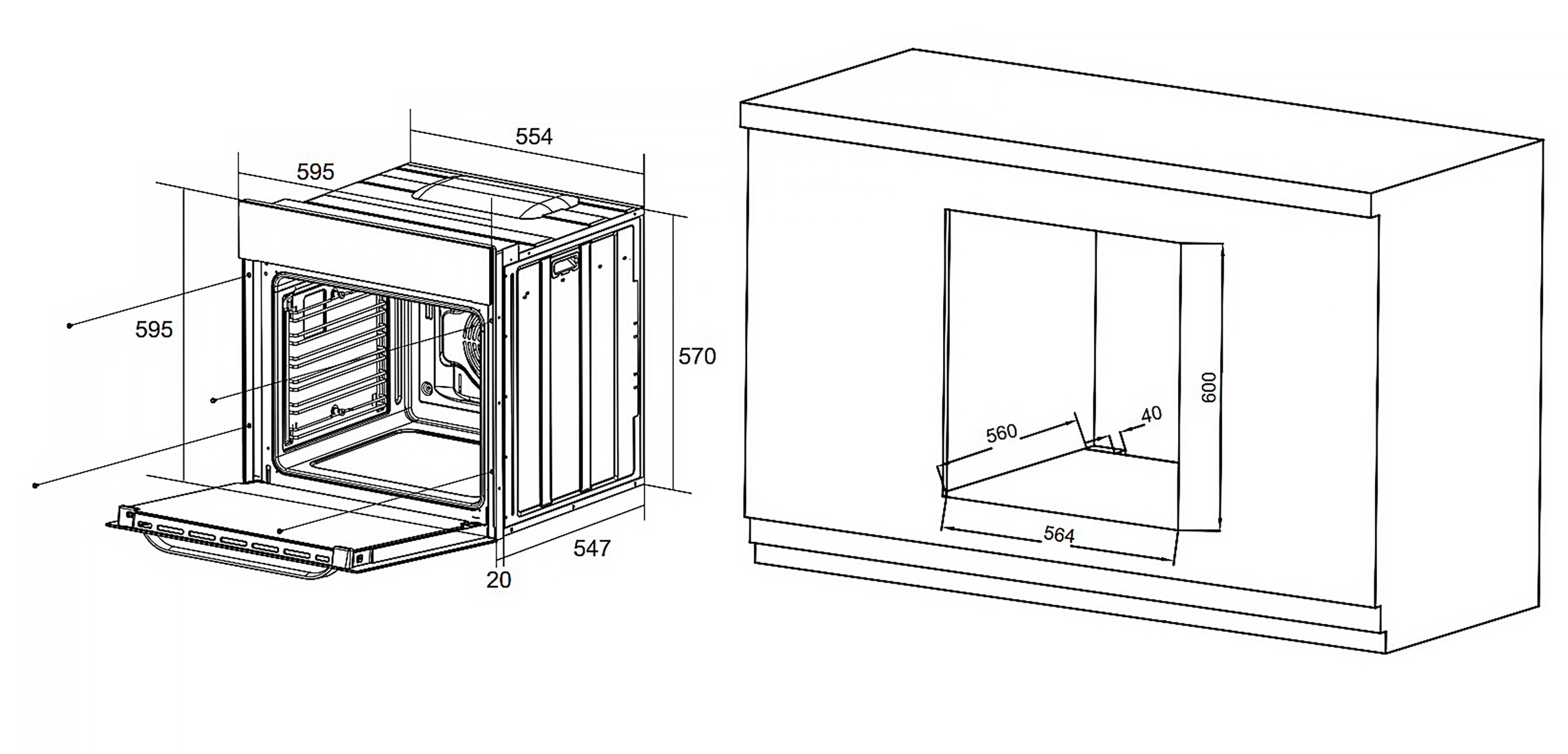 картинка Электрический духовой шкаф Weissgauff EOV 799 SB 