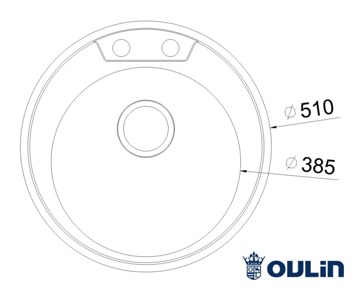 картинка Мойка для кухни Oulin OL-R510 