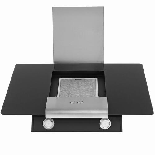 картинка Кухонная вытяжка Krona TALLI 900 INOX/BLACK GLASS 3P 