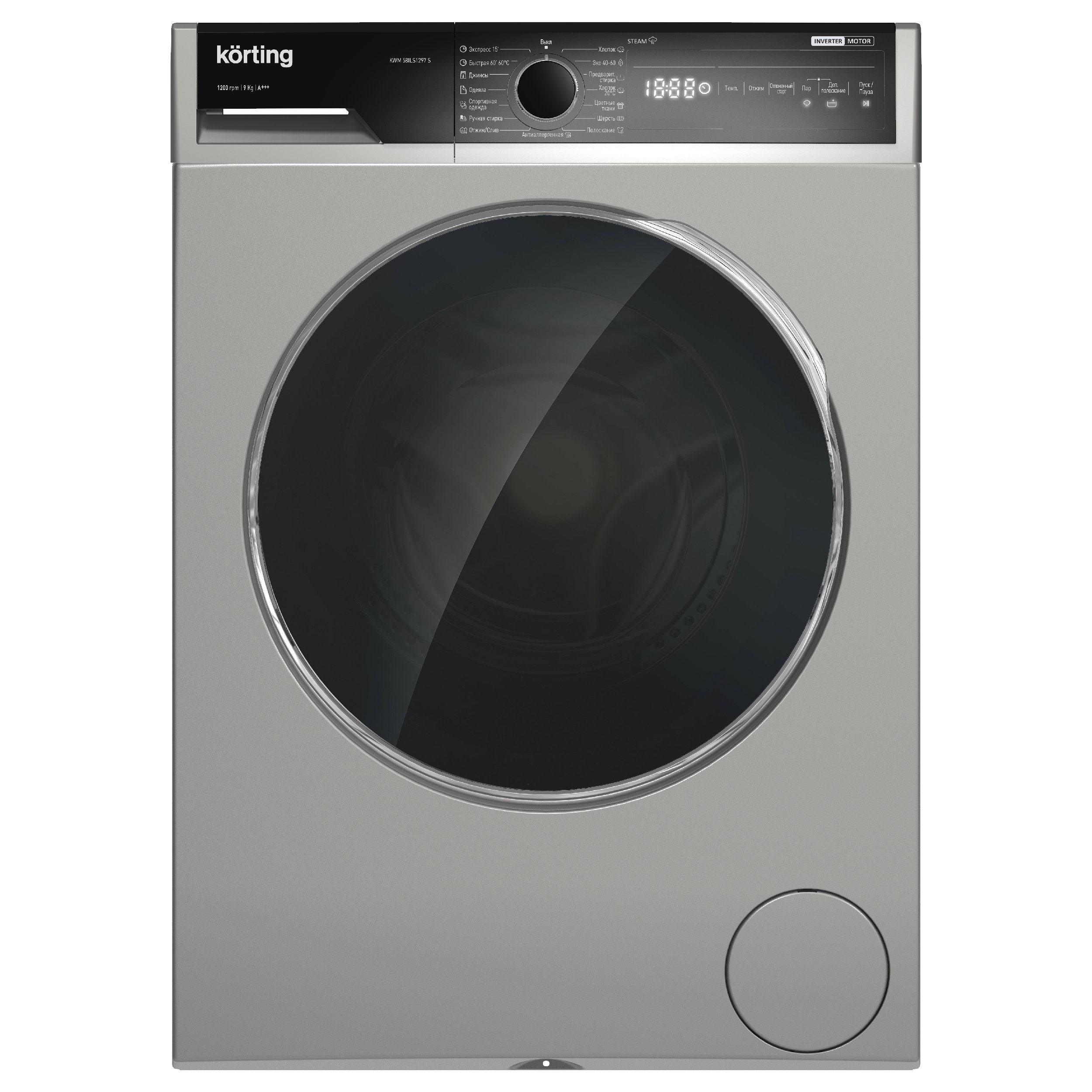 картинка Комплект Korting KD 60L97 S+DSK 250 N+KWM 58ILS1297 S Серебро 