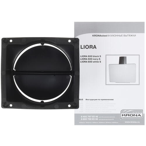 картинка Кухонная вытяжка Krona LIORA 600 BLACK S 