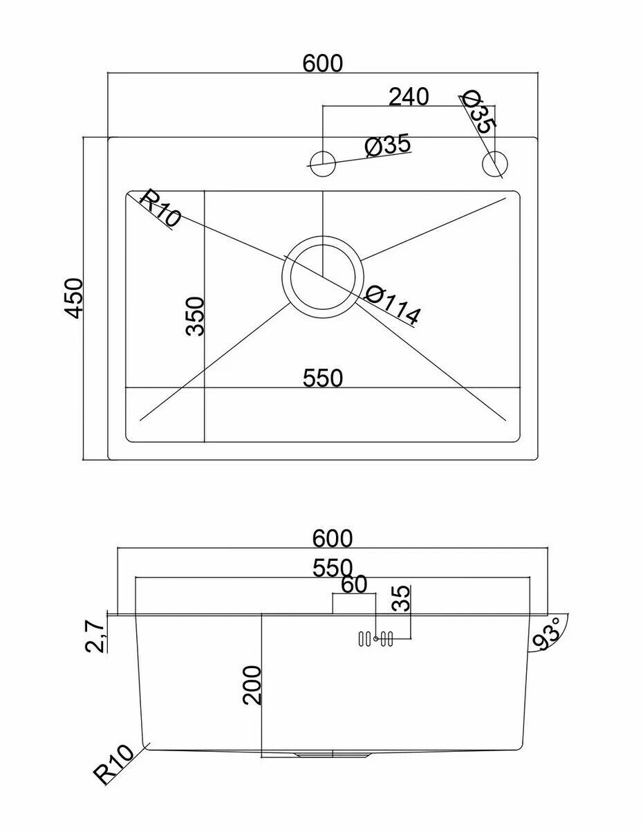 картинка Кухонная мойка Emar Pvd EMB-119 PVD NANO GOLDEN 