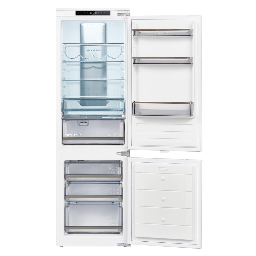 картинка Встраиваемый холодильник Maunfeld MBF17754NFWHGR LUX Inverter 
