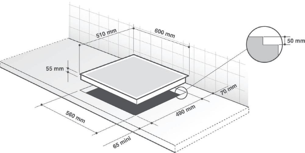 картинка Электрическая варочная панель De Dietrich DPV4605HB Black 