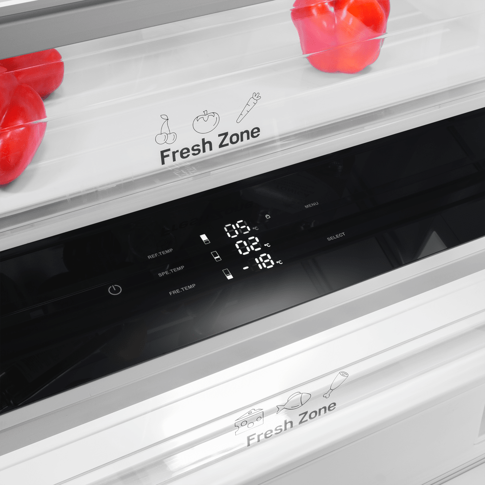 картинка Холодильник-морозильник встраиваемый MAUNFELD MBF212NFW1 