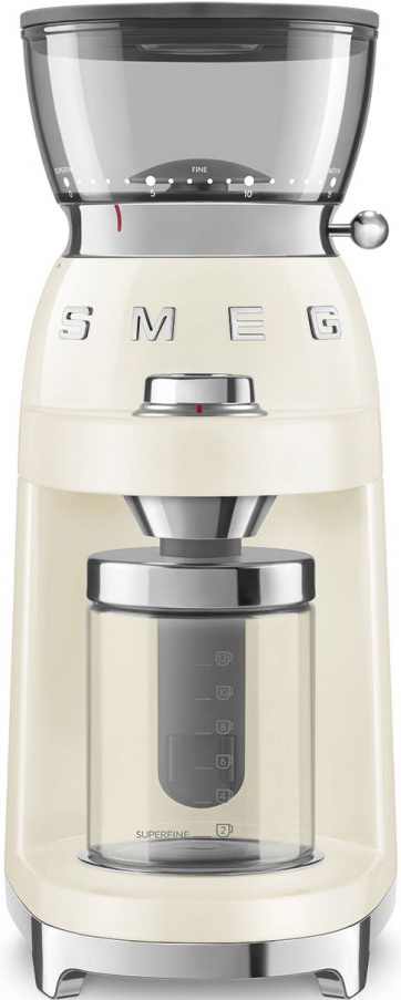 картинка Кофемолка Smeg CGF03CREU кремовый 