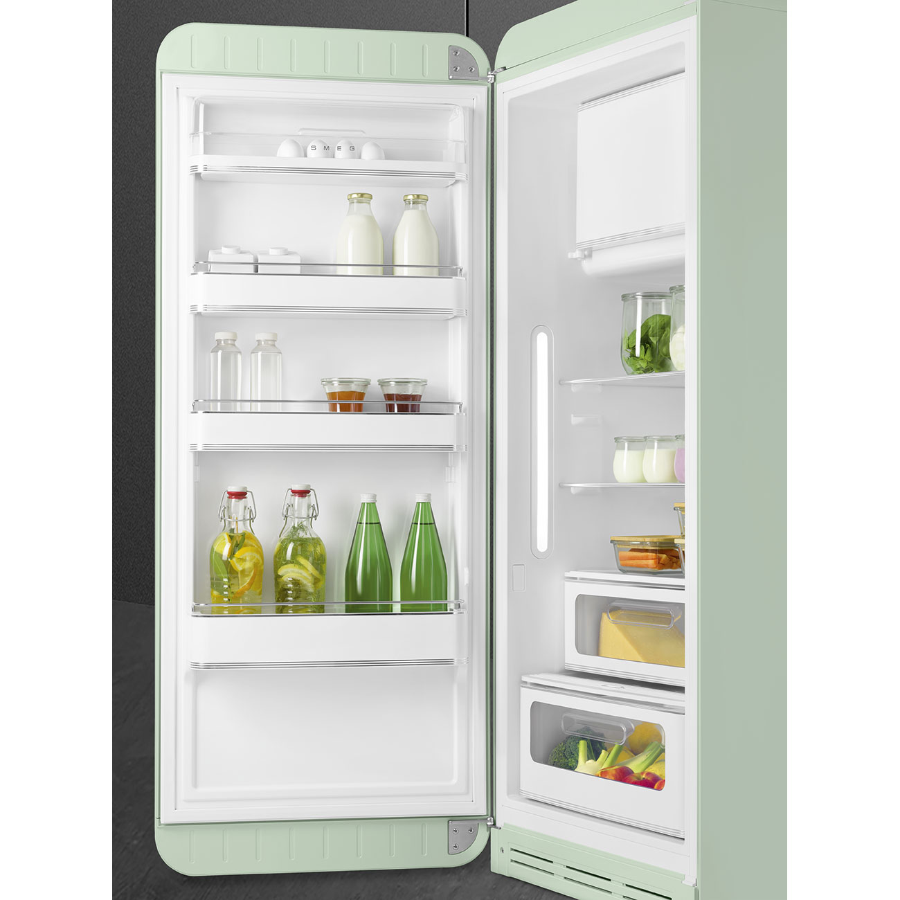 картинка Отдельностоящий холодильник Smeg FAB28LPG5 