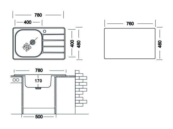 картинка Комплект "Юкинокс" Гранд GRM780.480 -GT6K 2L с выпуском S701 