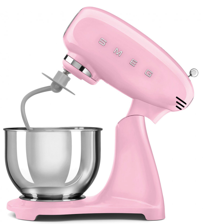 картинка Миксер планетарный Smeg SMF05PKEU розовый 