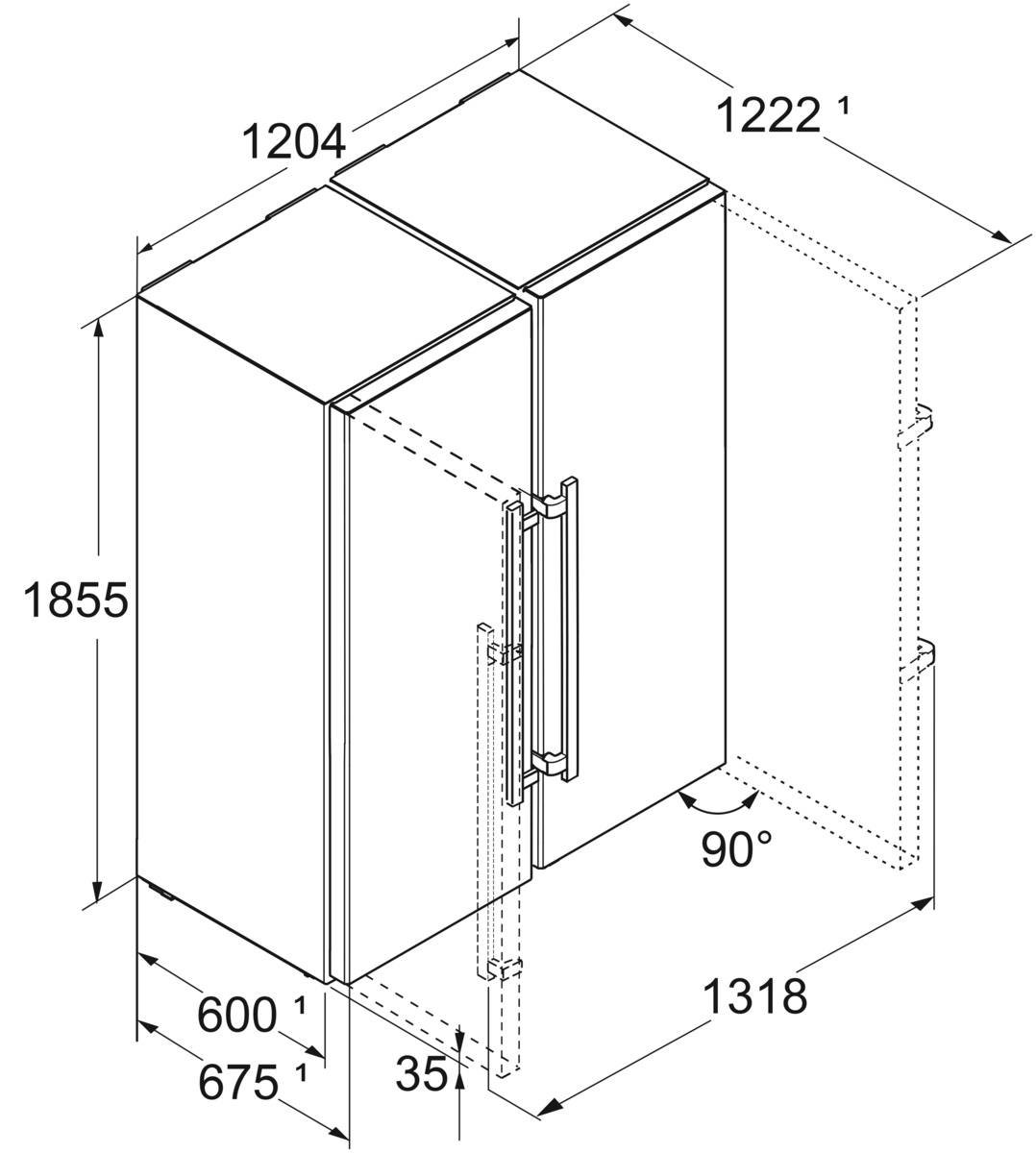 картинка Отдельностоящий холодильник Liebherr XRFSD 5230-22 001 