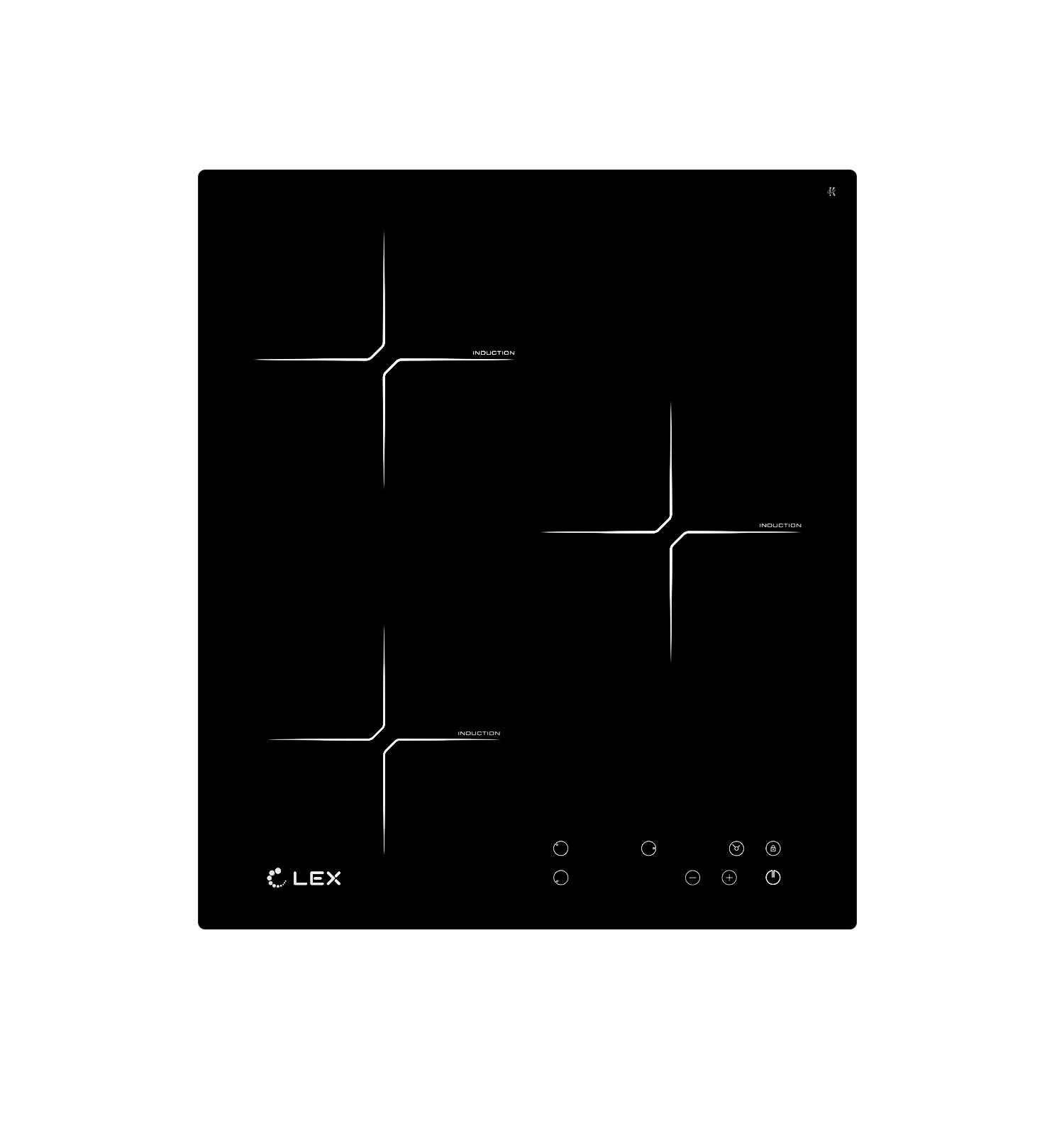картинка Варочная панель Lex EVI 430 BL 