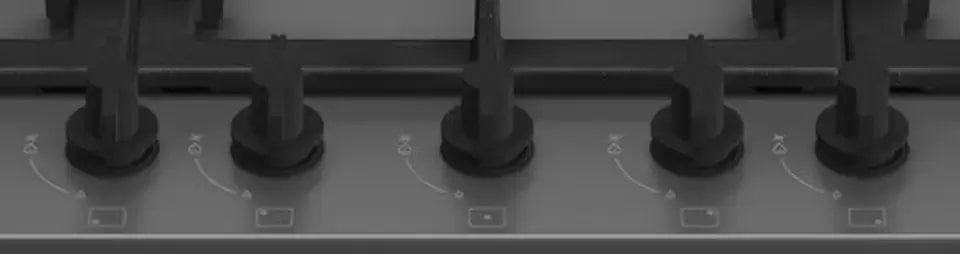 картинка Газовая варочная панель Bertazzoni P755CMODNE чёрный 