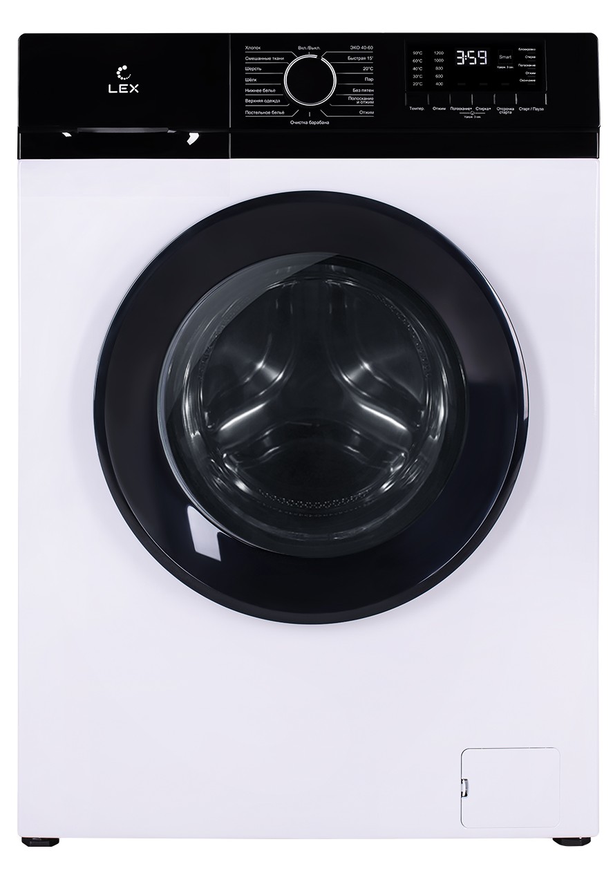 картинка Стиральная машина с функцией пара Lex LWM10012WBIID 