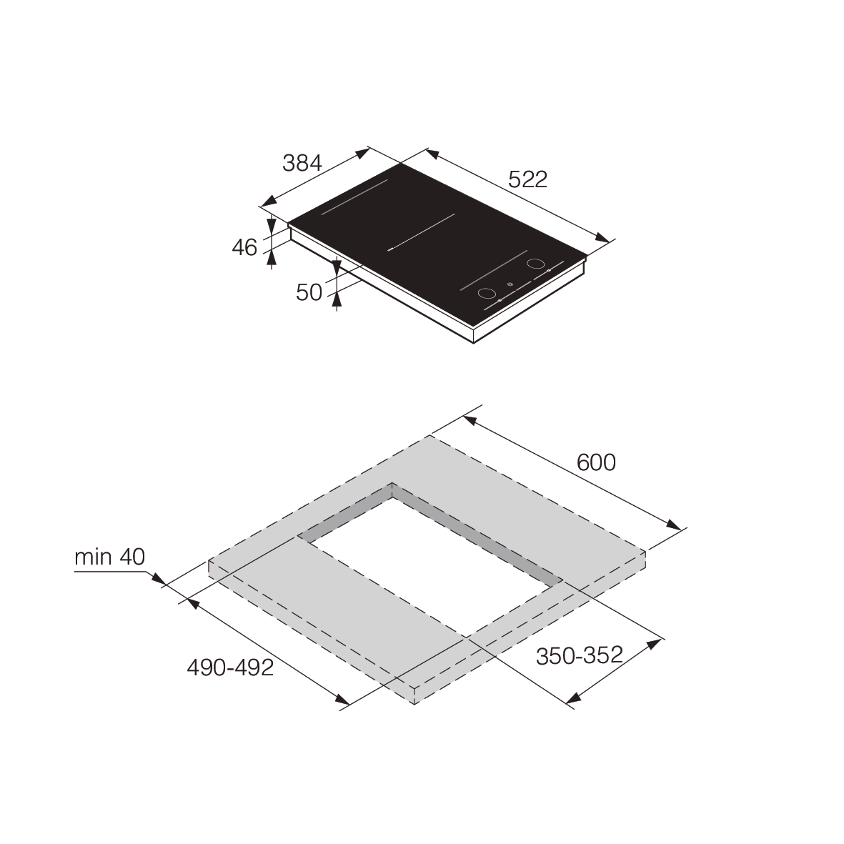 картинка Варочная панель Asko HID352GC 