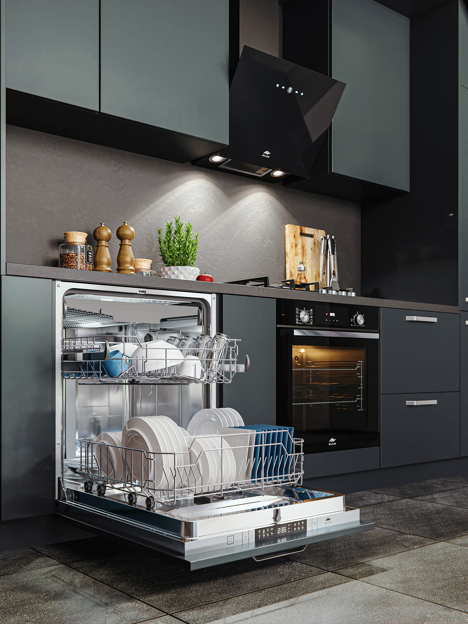 картинка Посудомоечная машина Millen MDW 601 