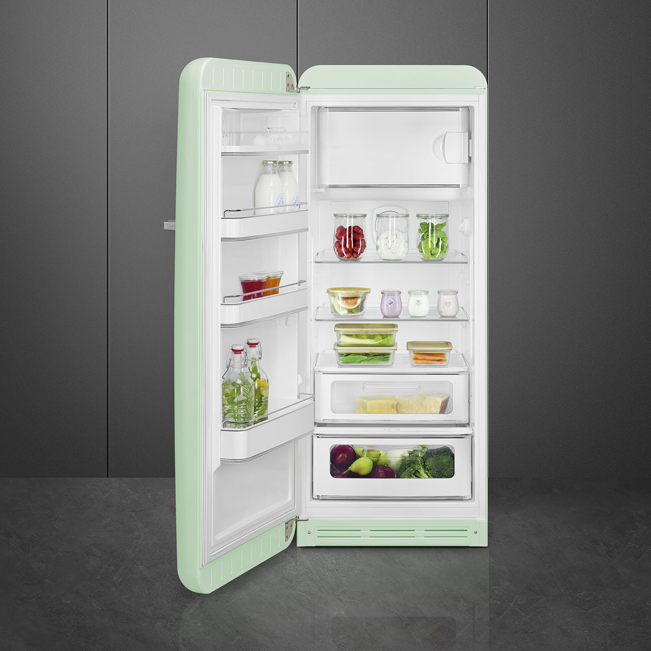 картинка Отдельностоящий холодильник Smeg FAB28LPG5 