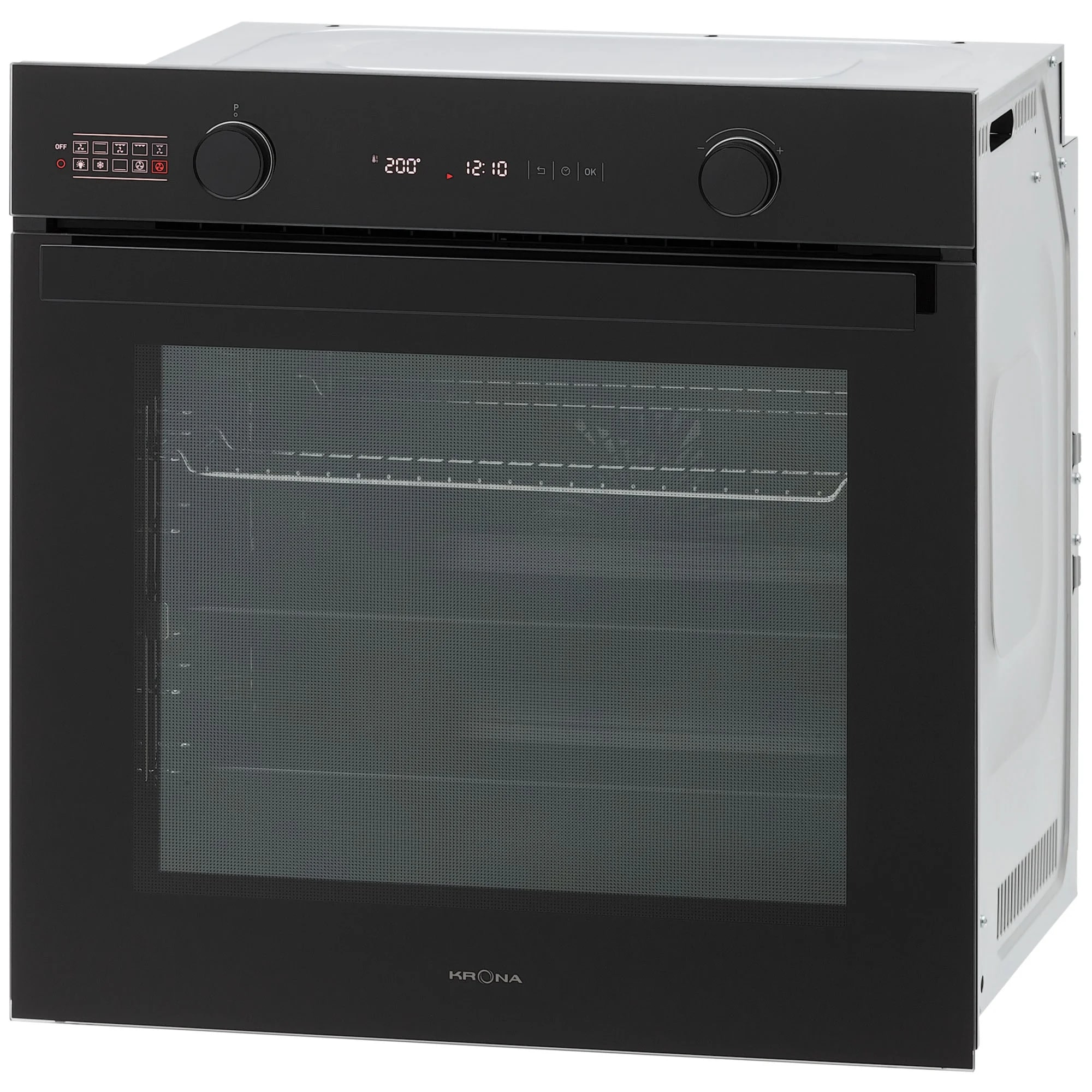 картинка Электрический духовой шкаф Krona NERO MAX 60 BL/BL черный 