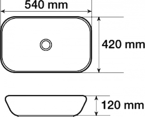 картинка Раковина Melana MLN-78102, белый 