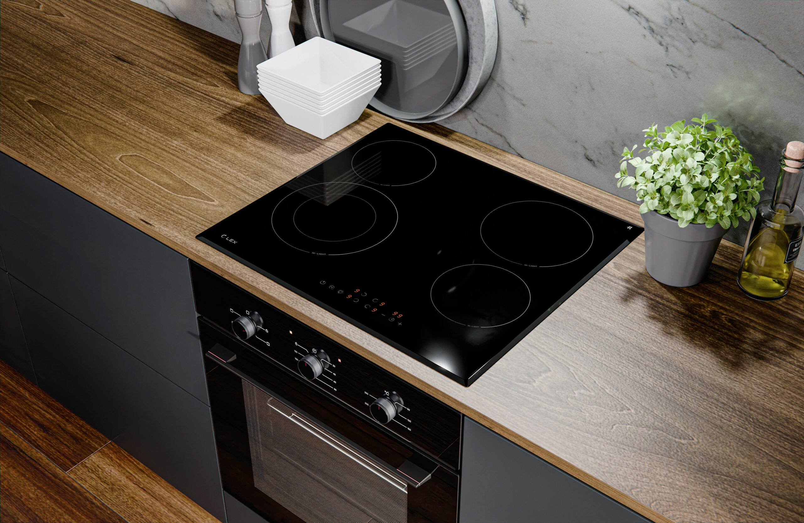 картинка Варочная панель Lex EVH 6041 BL 