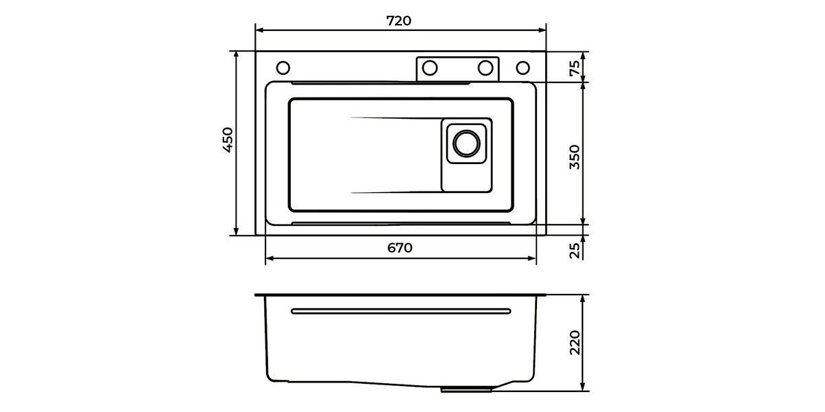 картинка Мойка для кухни Premial 7245 CASCADE GOLD PRODIGY 