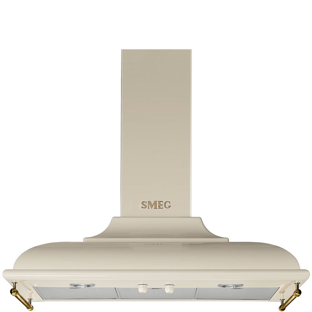 картинка Кухонная вытяжка Smeg KC19POE кремовый 