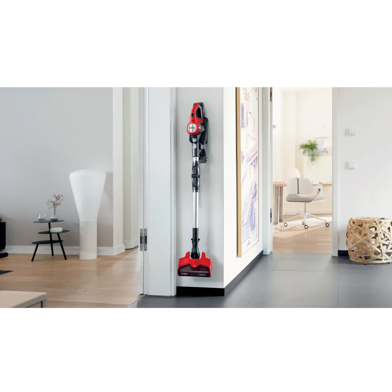 картинка Пылесос вертикальный Bosch BBS711ANM красный 