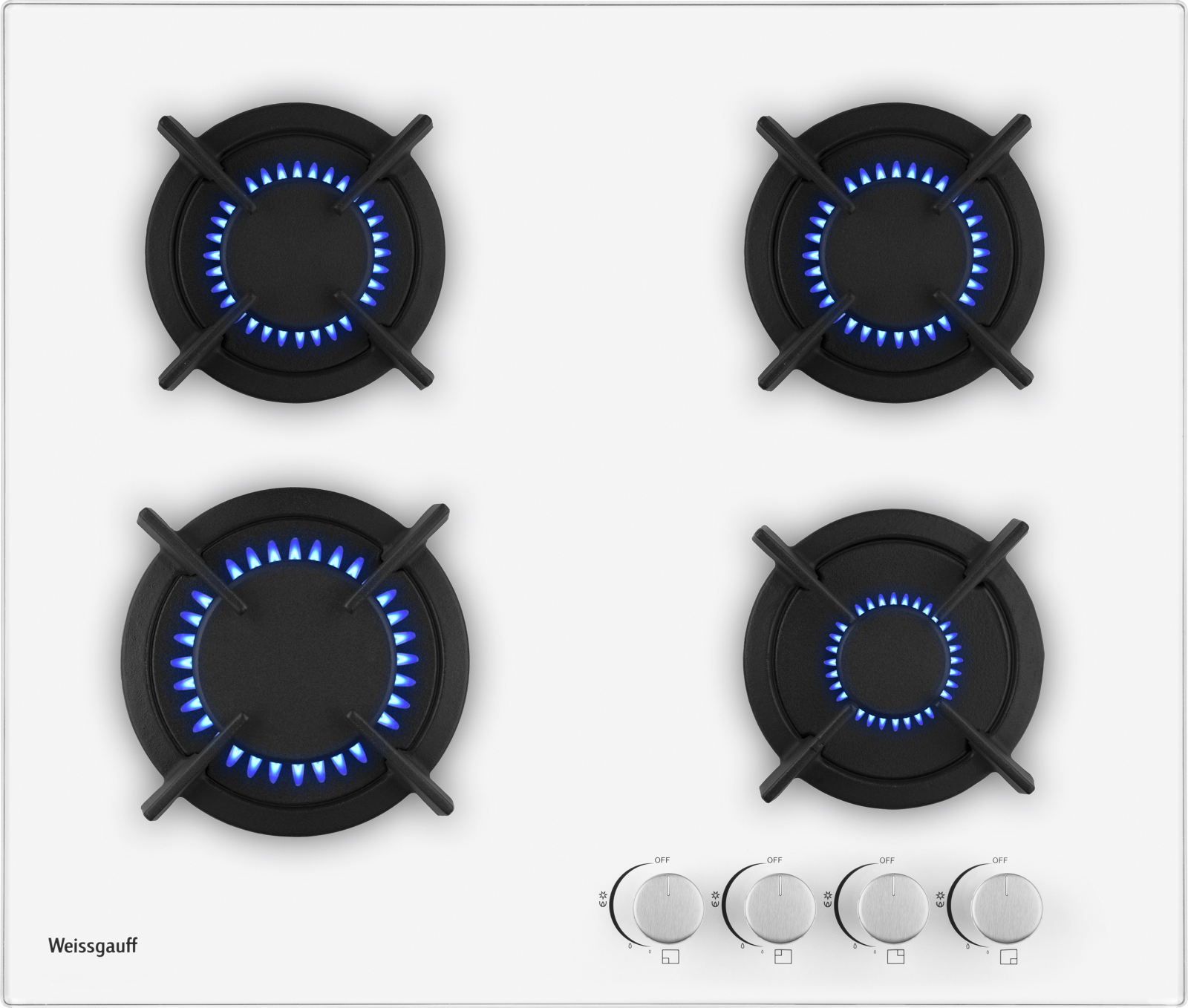 картинка Газовая варочная панель Weissgauff HG 640 WG 