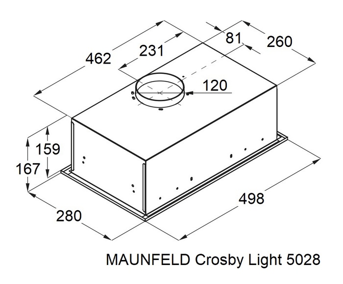 картинка Кухонная вытяжка Maunfeld CROSBY LIGHT 5028 WHITE 