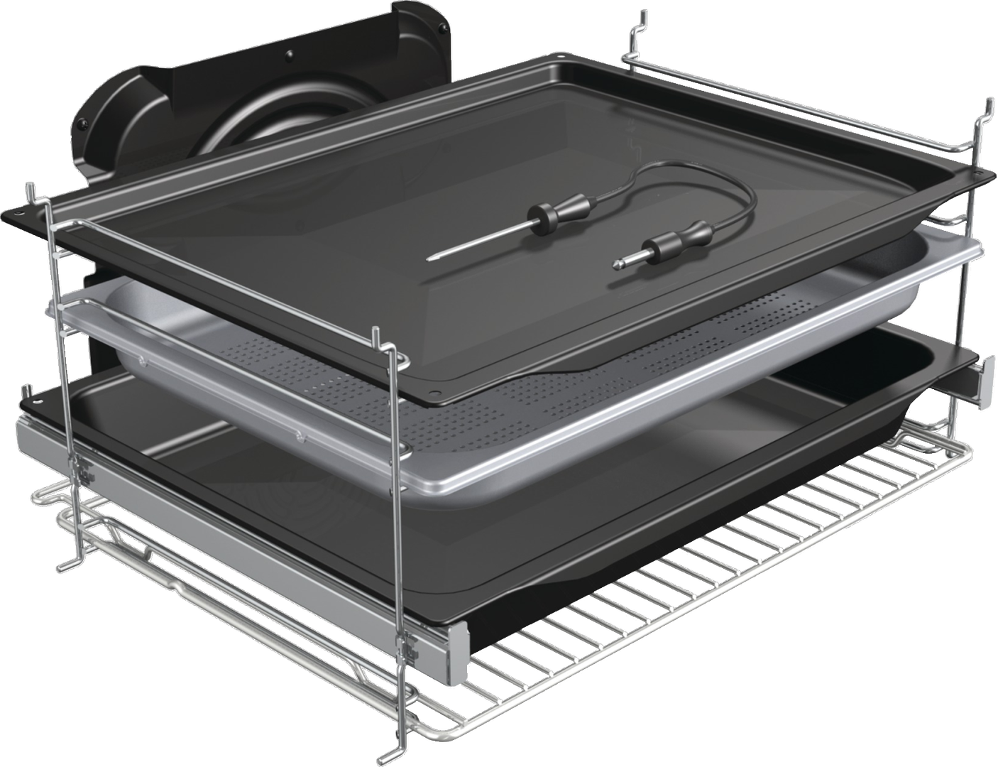 картинка Духовой шкаф с функцией пароварки Gorenje BCS798S24BG 