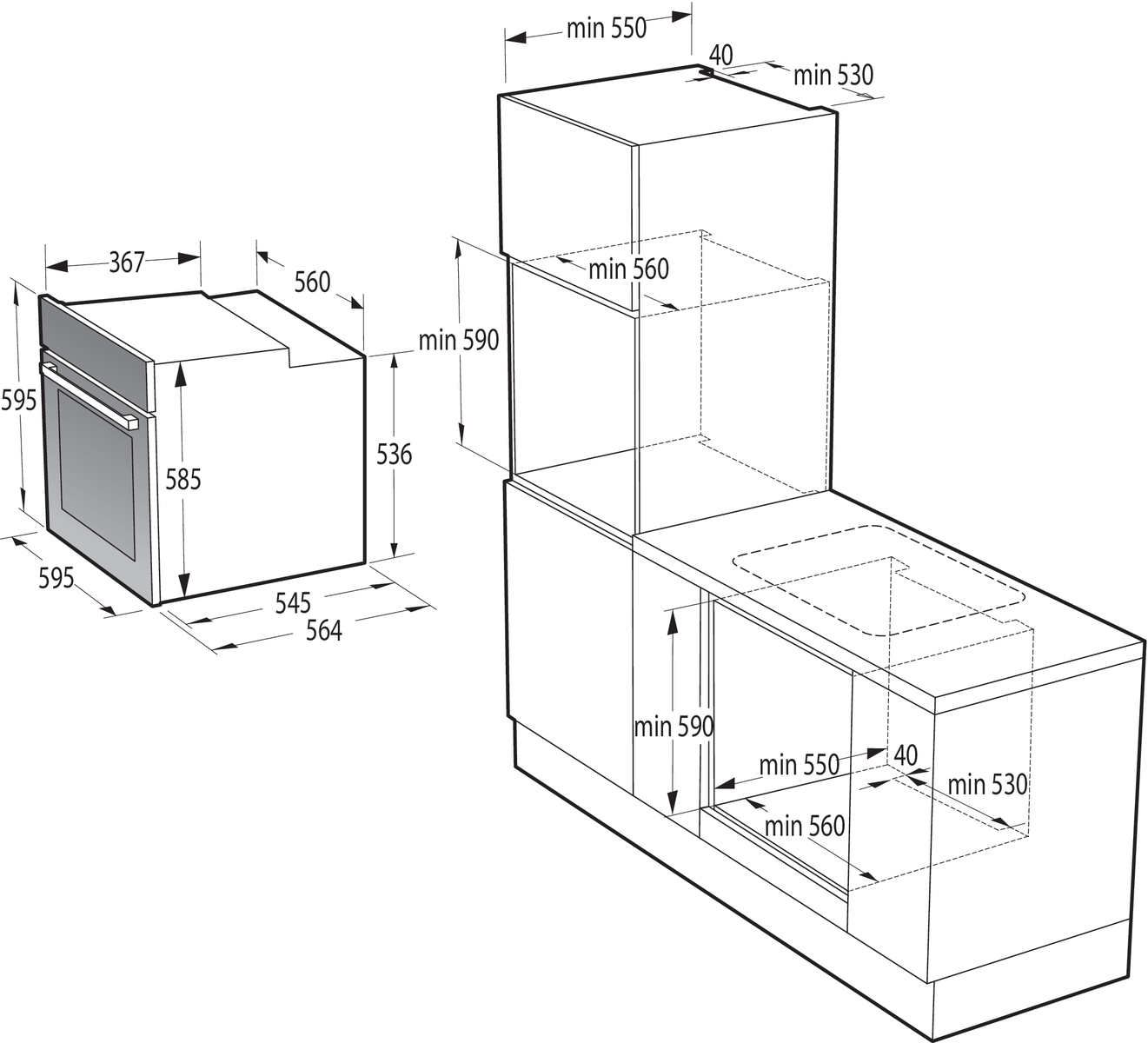 картинка Электрический духовой шкаф с паром Gorenje BOS67371CLI 