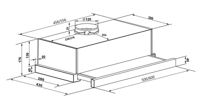 картинка Кухонная вытяжка Maunfeld CLYDE 60 GLASS WHITE 