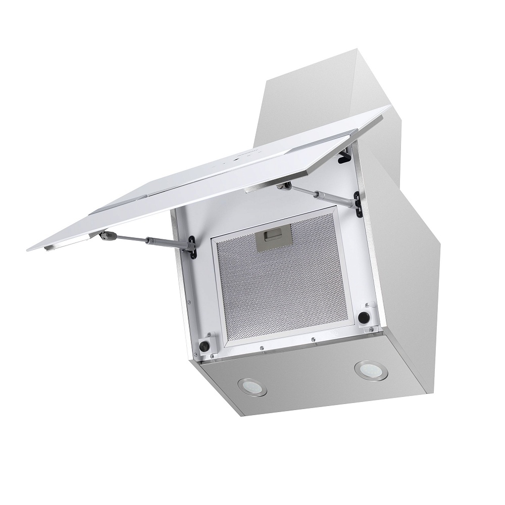 картинка Кухонная вытяжка Maunfeld MERSEY 60 INOX GLASS WHITE 