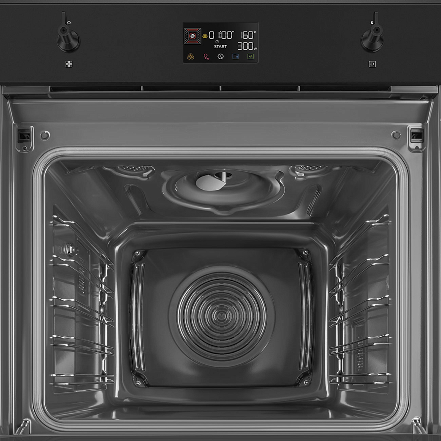 картинка Электрический духовой шкаф Smeg SF6301TN черный матовый 