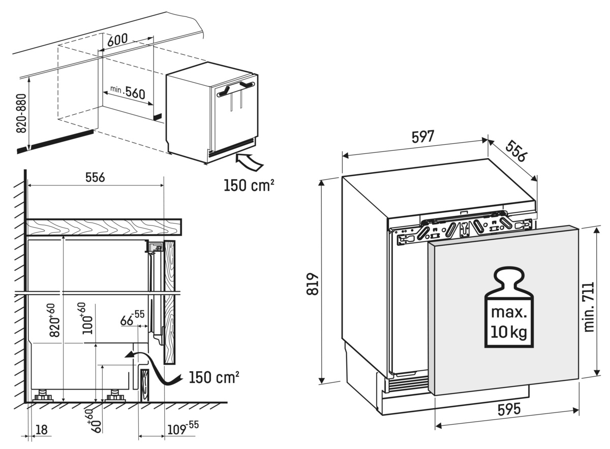 картинка Встраиваемый холодильник Liebherr URd 3601-20 001 