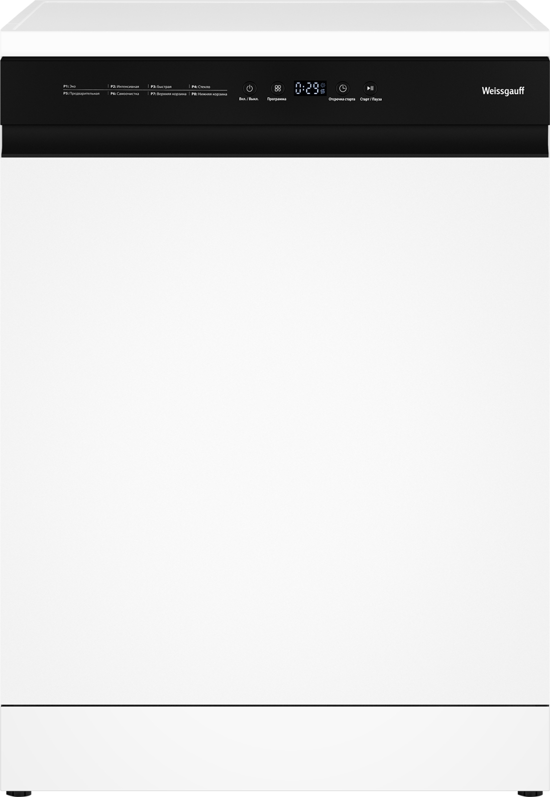 картинка Посудомоечная машина отдельностоящая Weissgauff DW 6038 Autoopen 