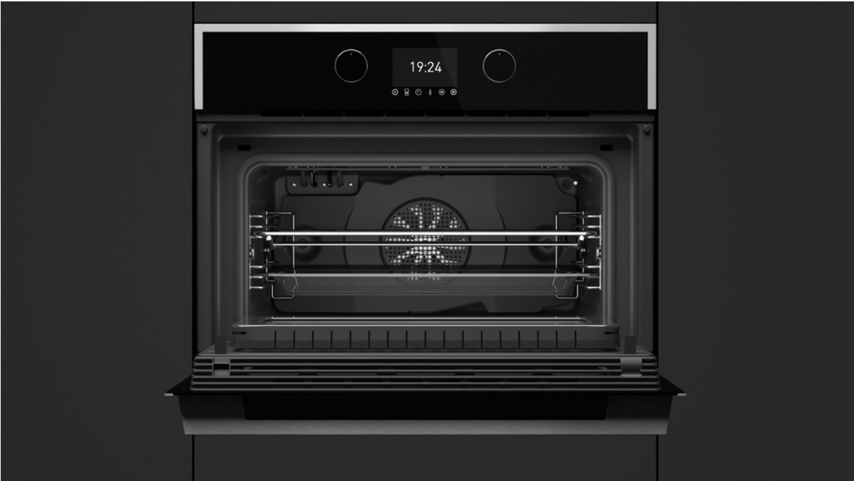 картинка Электрический духовой шкаф с функцией СВЧ Teka HLC 847 C BLACK-SS 