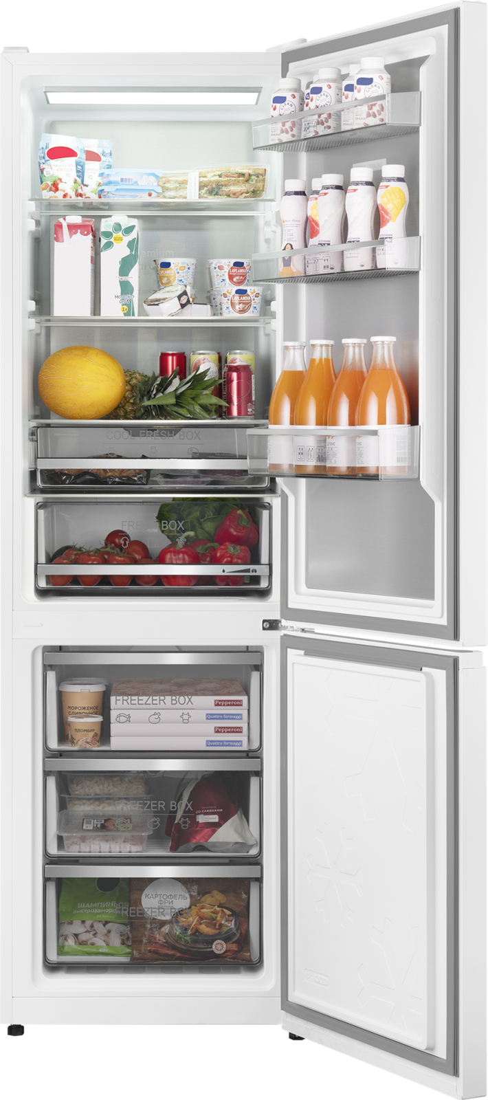 картинка Отдельностоящий холодильник Weissgauff WRK 2000 Premium Total NoFrost White 