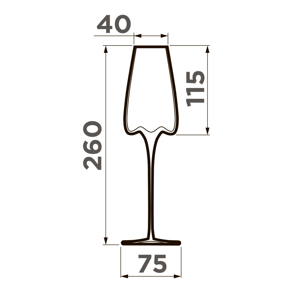 картинка Бокалы для игристого Omoikiri Omoikane-SW  