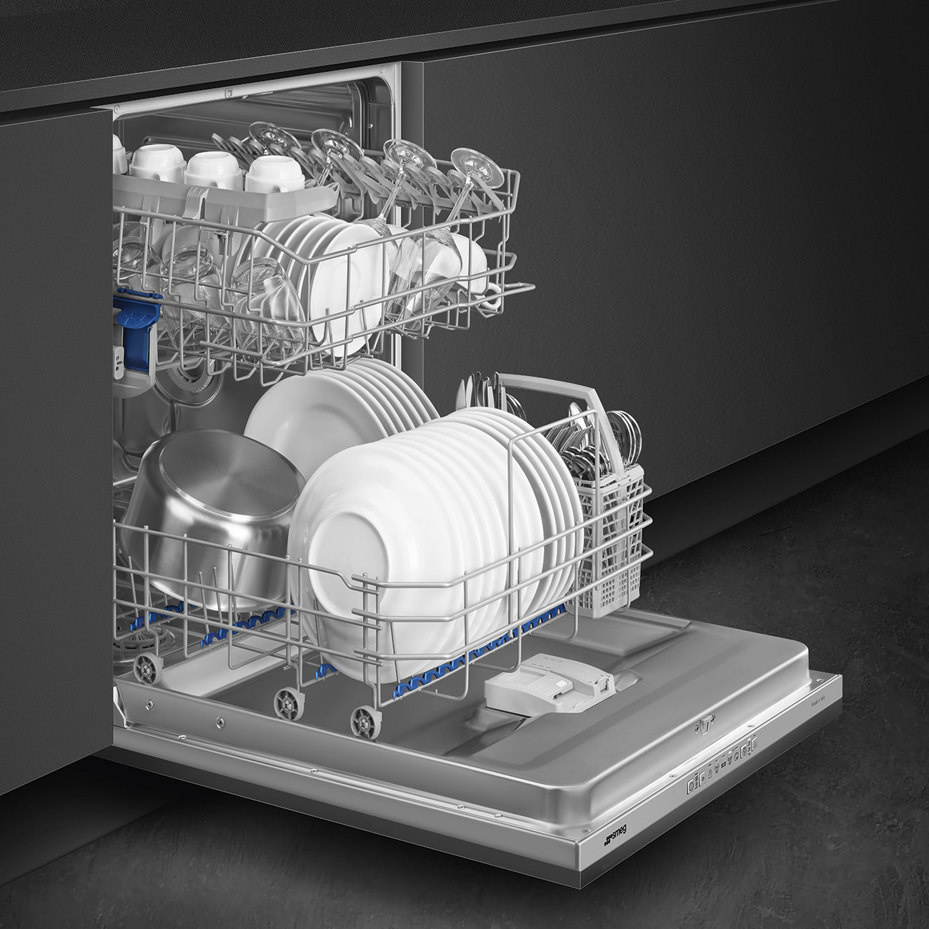 картинка Посудомоечная машина Smeg STL281DS 