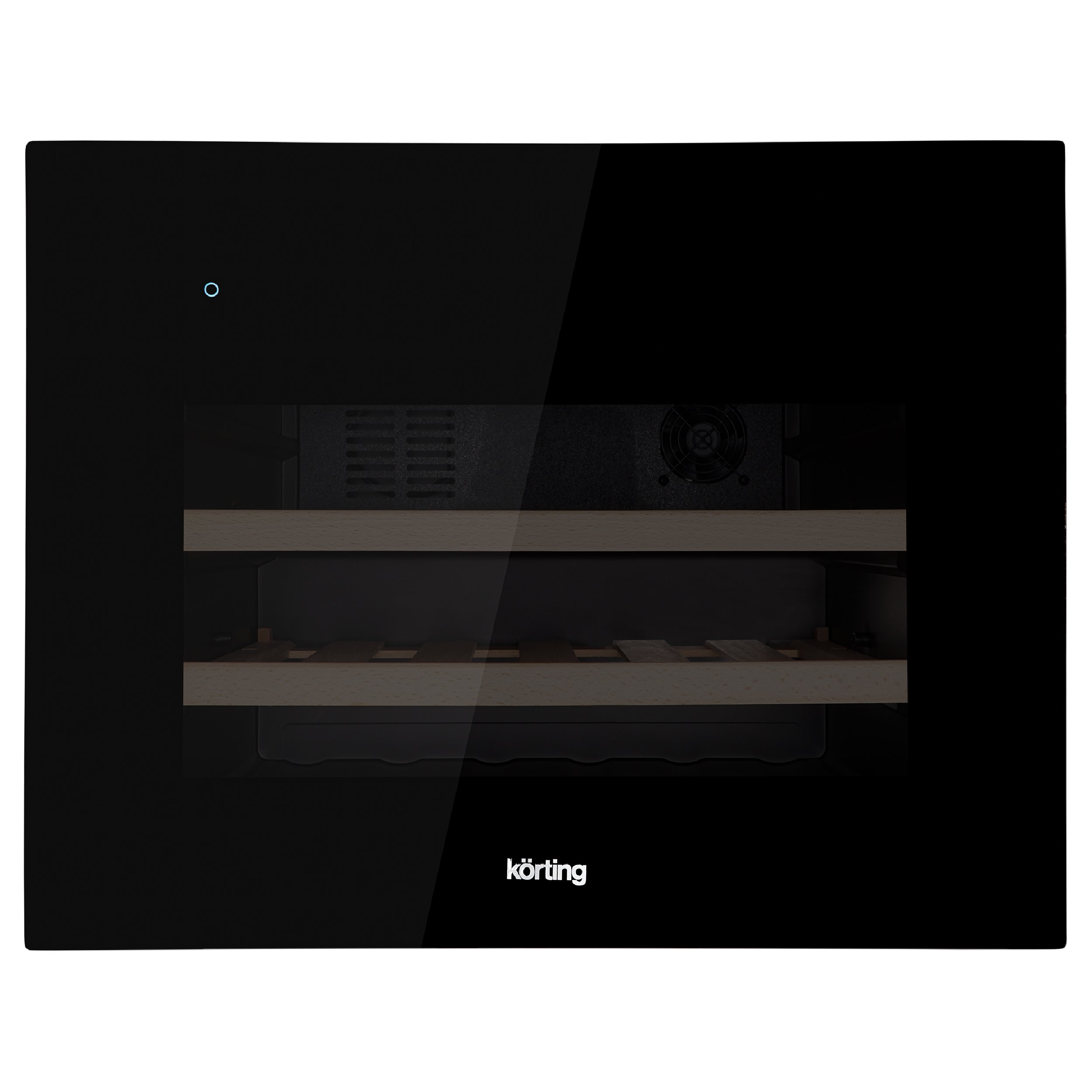 картинка Встраиваемый винный шкаф Korting KFW 501 SL GN черное стекло 
