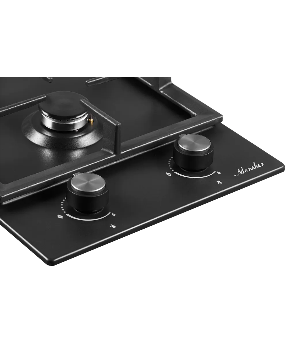 картинка Газ на стекле варочная панель Monsher  MGG 30 Noir 