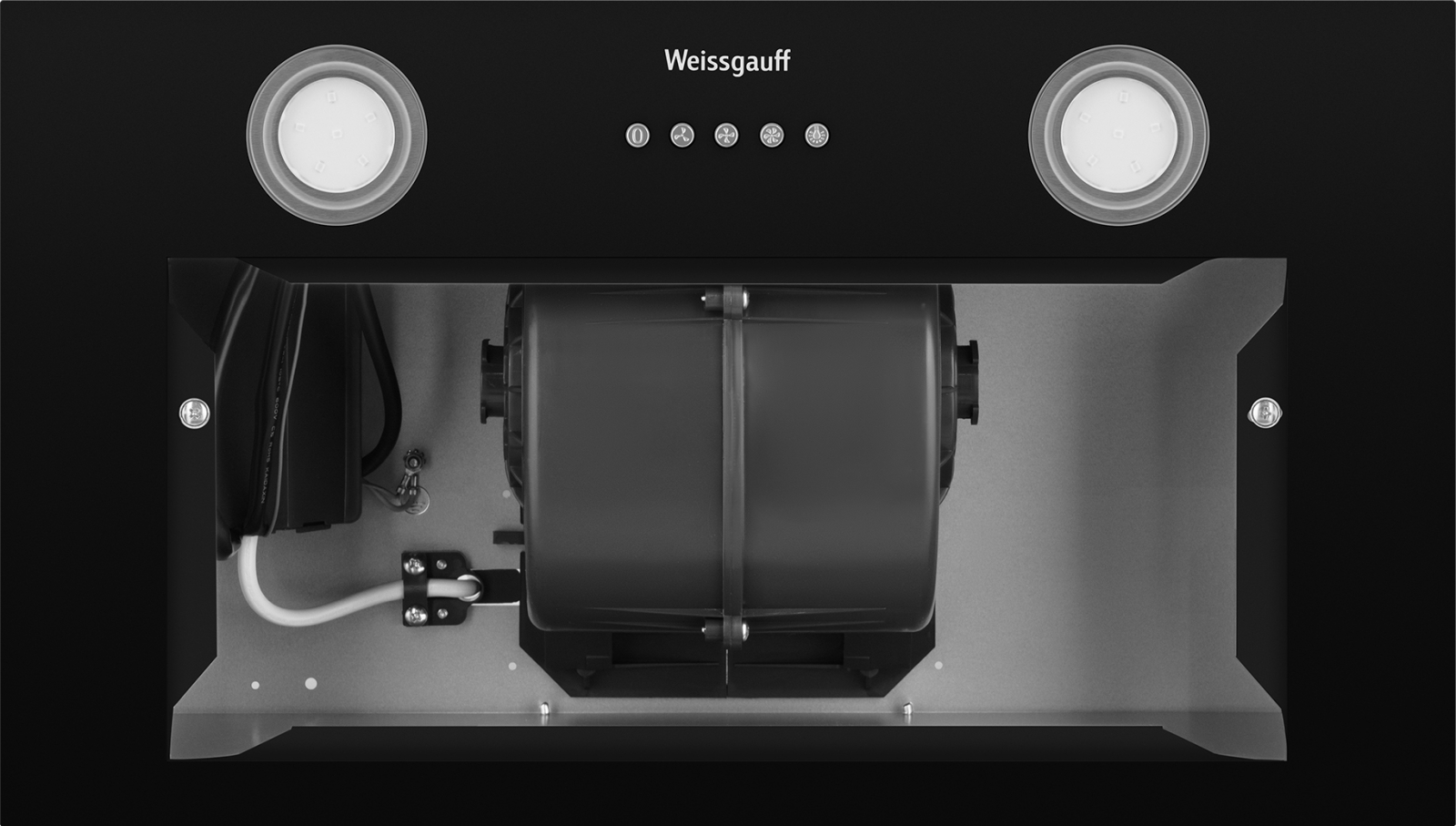 картинка Кухонная вытяжка Weissgauff Box 600 PB BL 