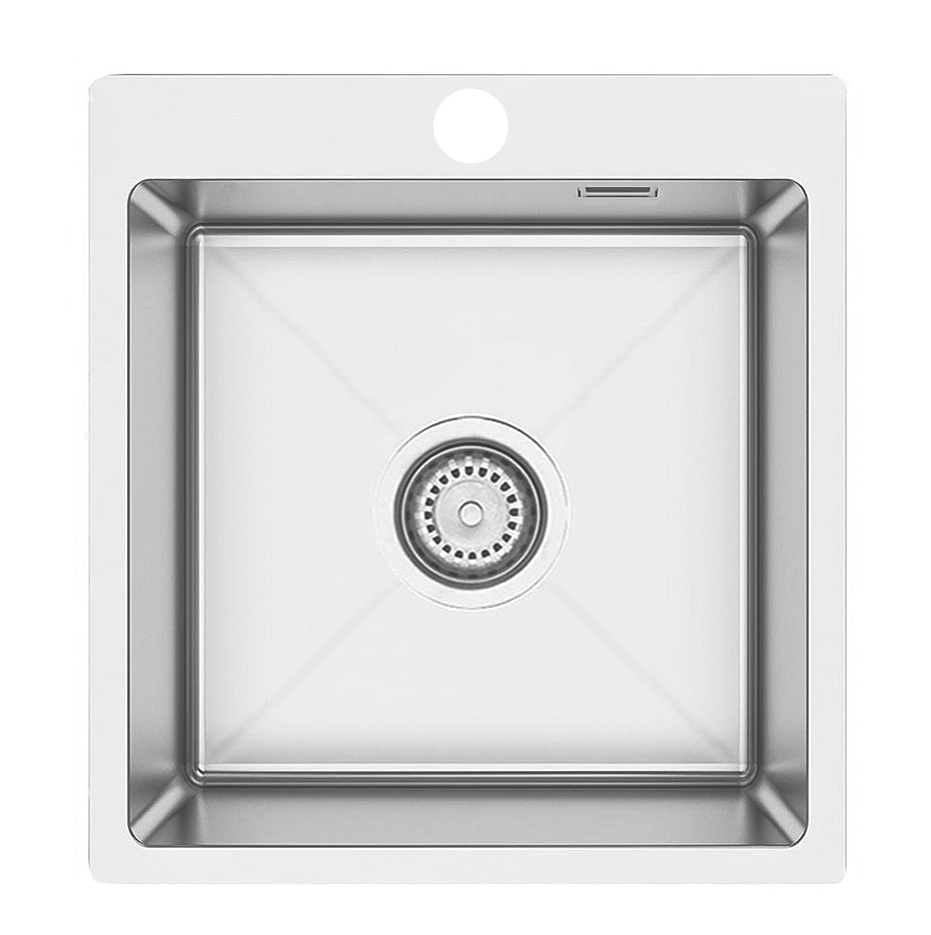 картинка Мойка для кухни Ukinox ПРАКТИКА PRB450.500 -GT10C 0CW & S с выпуском 