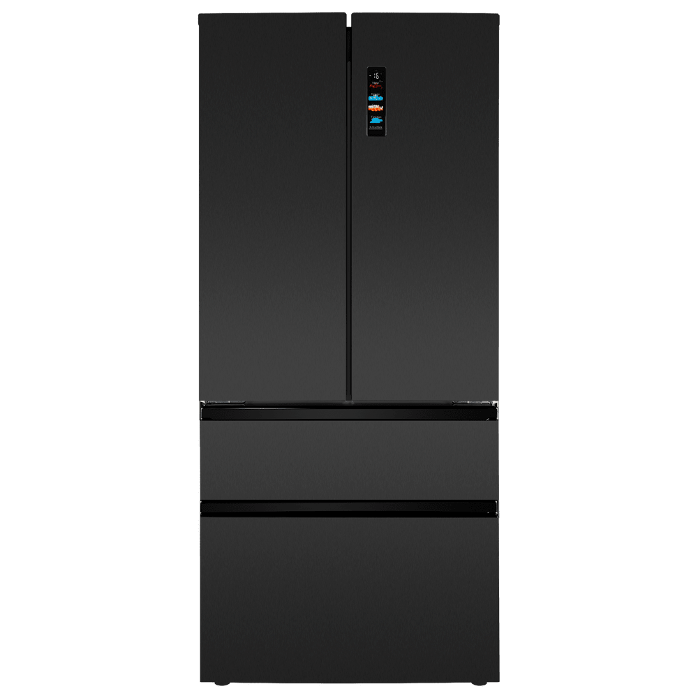 картинка Полувстраиваемый холодильник Maunfeld MFF190NFDSB01 черный 