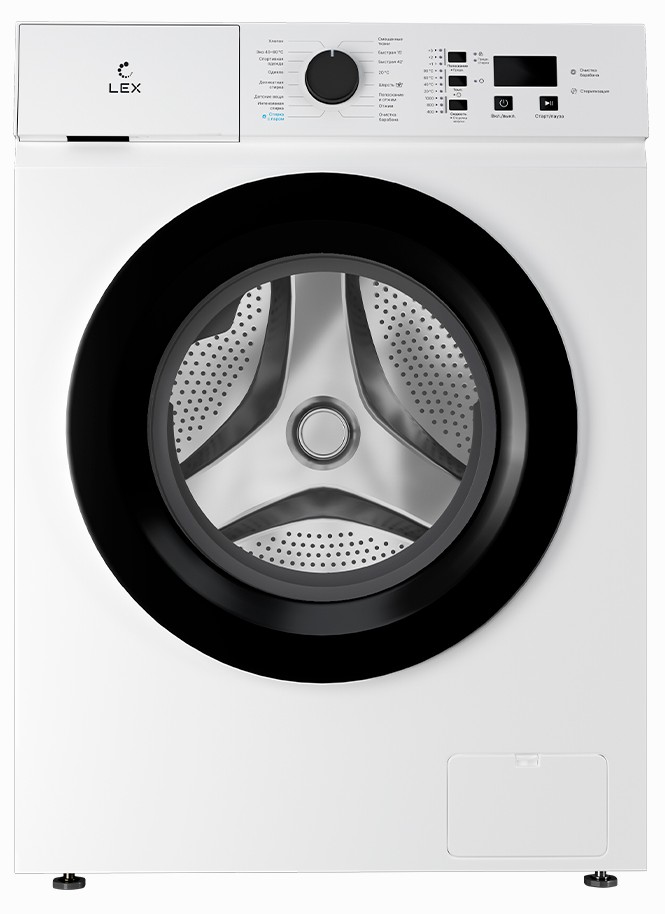 картинка Узкая стиральная машина с паром Lex LWM06010BLIDSMALL 