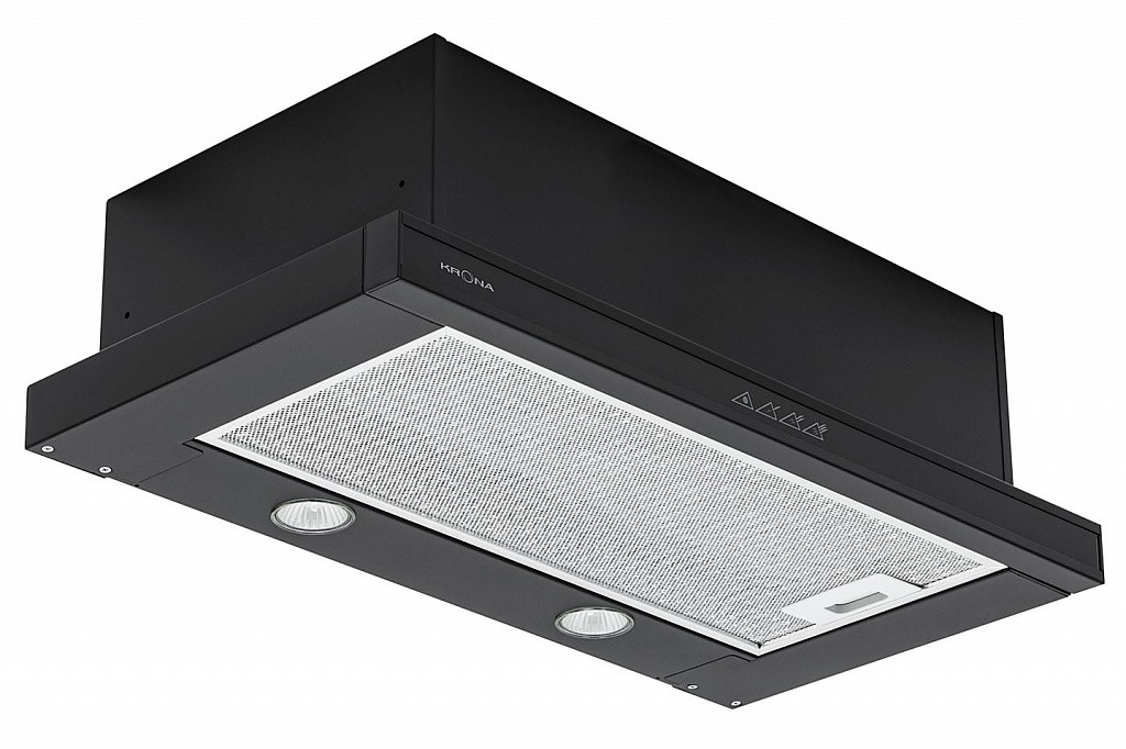 картинка Кухонная вытяжка Krona KAMILLA SENSOR 600 BLACK (2 МОТОРА) 